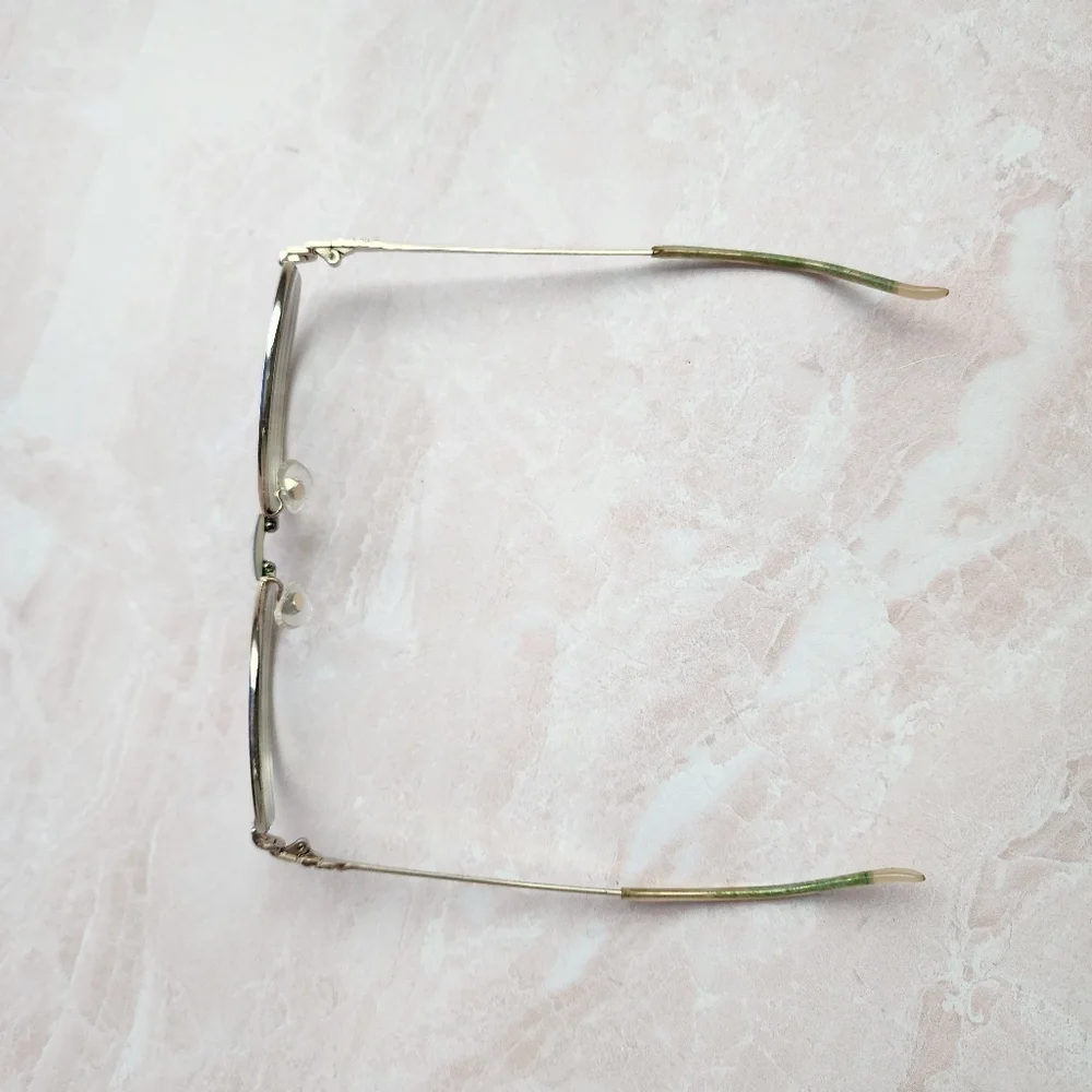 CELINE x VINTAGE 12K Gold Filled‎ Oval Glasses Frames style 8560